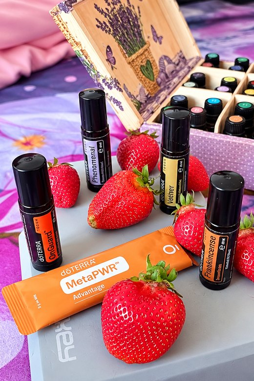 Olejki eteryczne doTERRA przygotowane na warsztaty aromaterapii