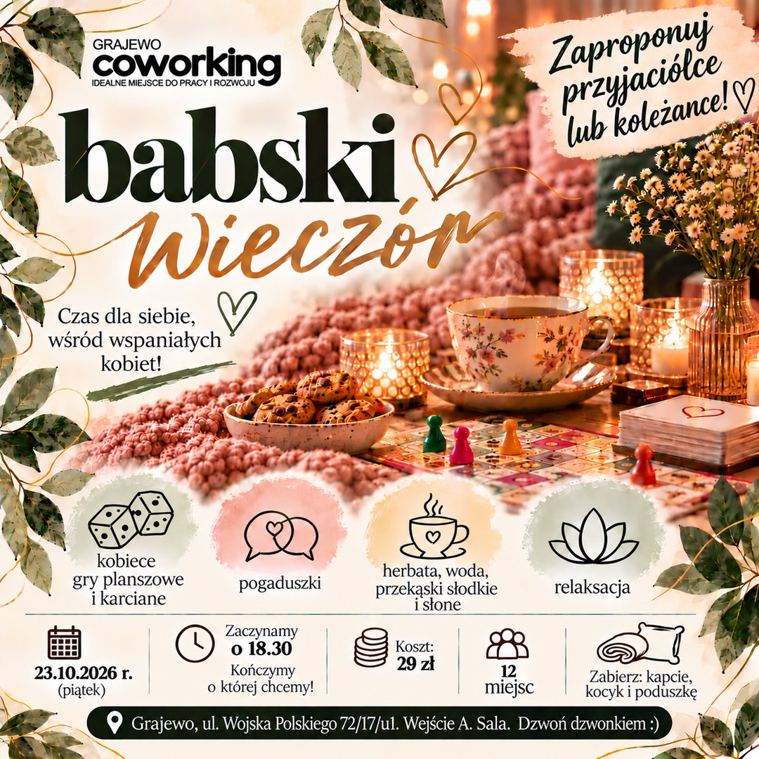 Plakat — Babski Wieczór